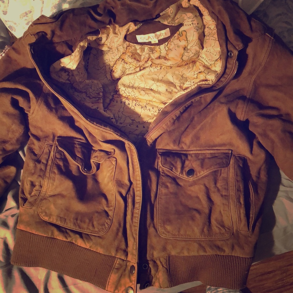 Brown Ssatori Jacket in great condition